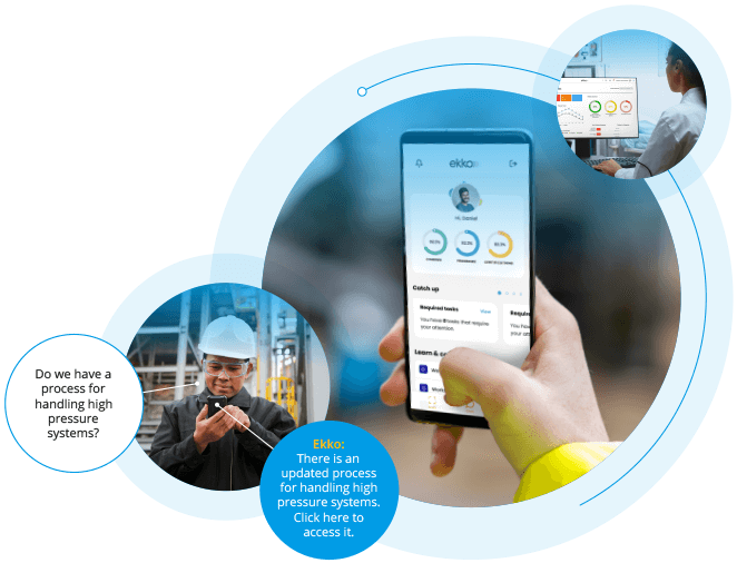 Compliance & Learning Platform powered by Totara LMS EkkoAI Compliance Dashboard